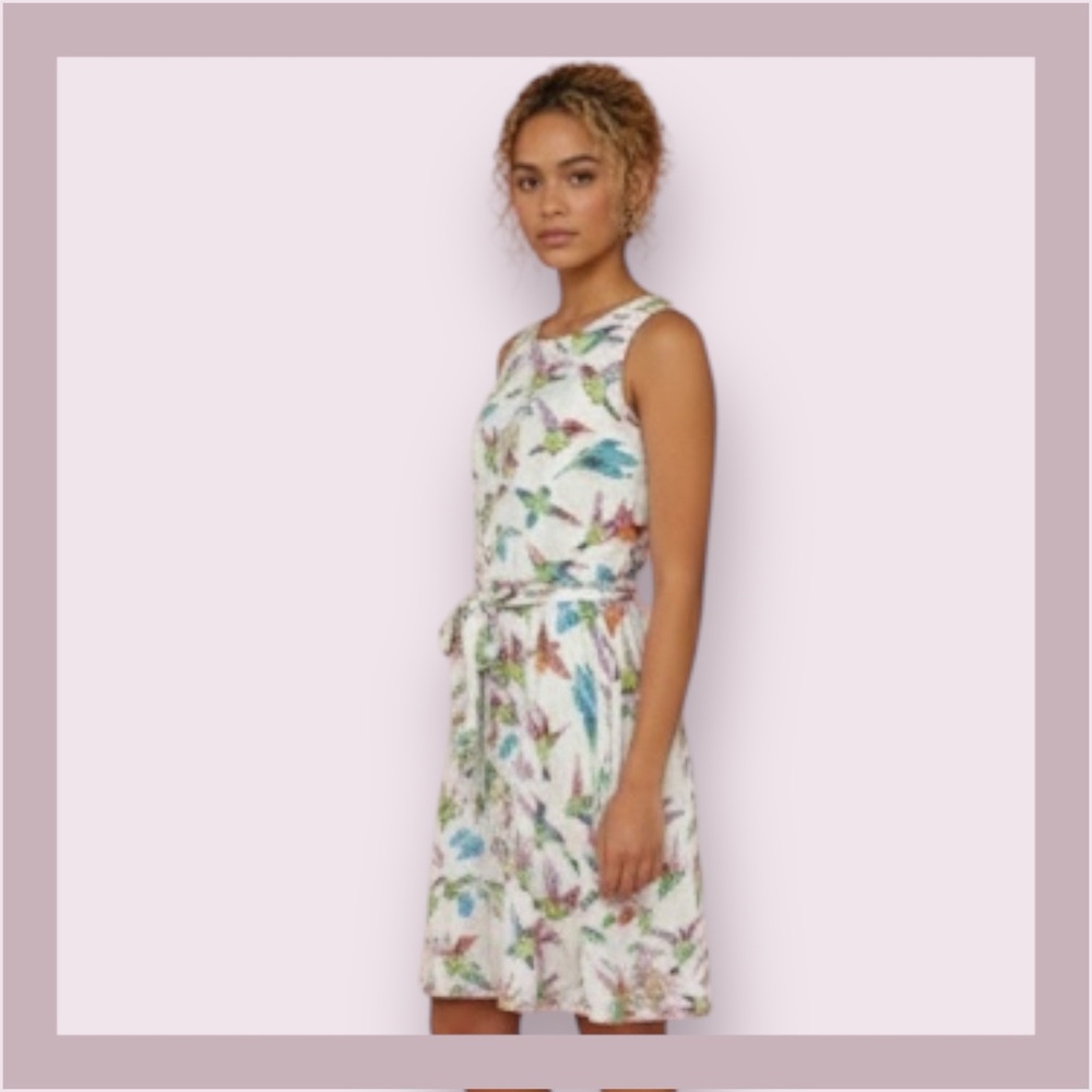 Mela Loves London Sleeveless Hummingbird Dress